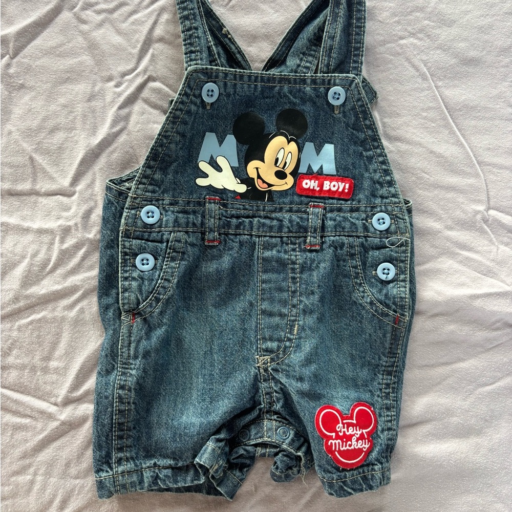 Disney Mickey Mouse Denim Overalls for Kids